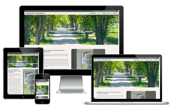 Psykolog hjemmeside WordPress Værløse